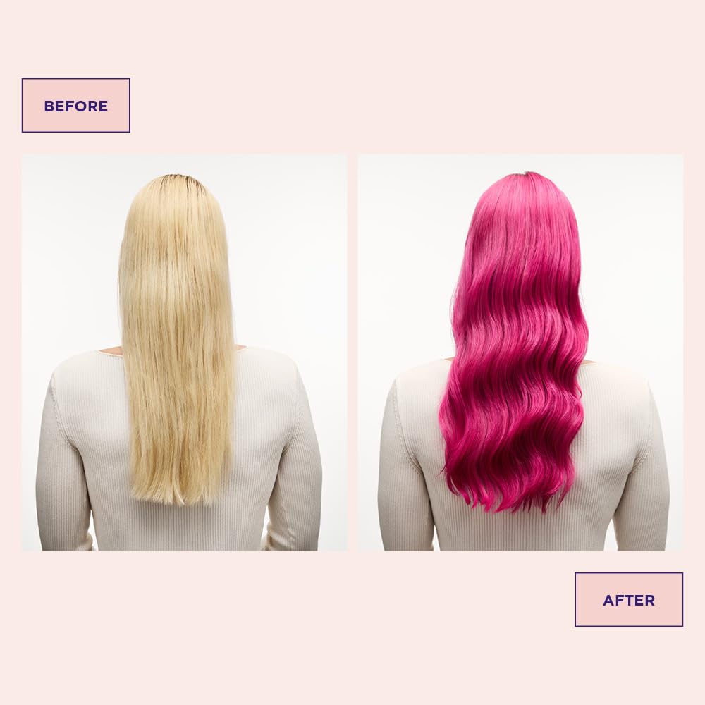 Maria Nila Color Refresh, Pink Pop 3.4 Fl Oz, Pink Hair Mask, Semi-Permanent Pigments, 100% Vegan & Sulfate/Paraben free
