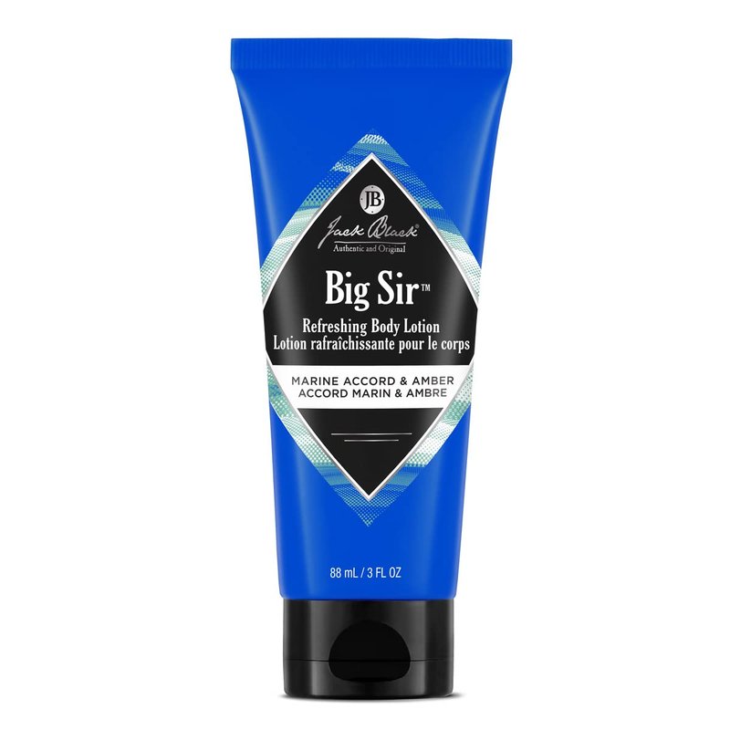 Jack Black Big Sir Body & Hair Cleanser, 3 Fl Oz – Marine Accord & Amber – Mens Body Wash, Mens Shampoo, Skin Care, Hair Care, Dual-Purpose Body Wash Men, Sulfate–Free