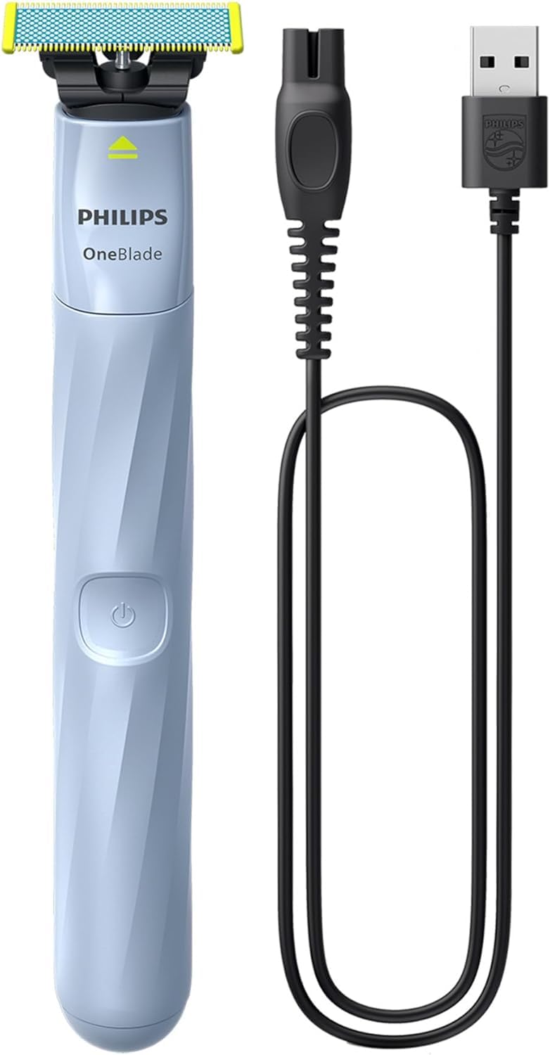 Philips OneBlade First Shave, Teen Hybrid Electric Shaving System, (Gray)