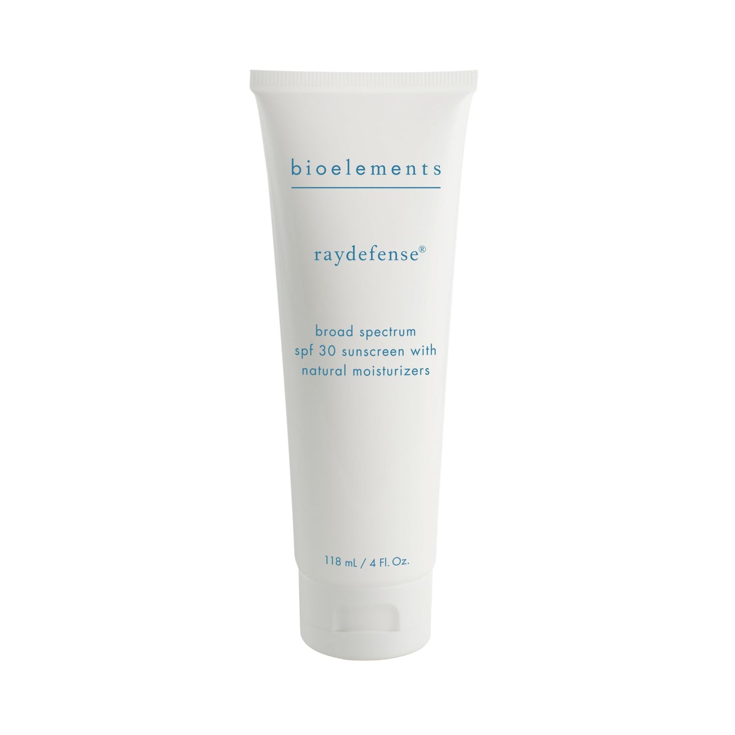 Bioelements RayDefense - 4 fl oz - Hydrating Broad-Spectrum SPF 30 Sunscreen & Moisturizer for All Skin Types - Vegan, Gluten Free - Never Tested on Animals