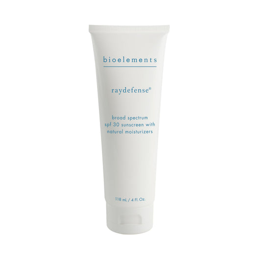 Bioelements RayDefense - 4 fl oz - Hydrating Broad-Spectrum SPF 30 Sunscreen & Moisturizer for All Skin Types - Vegan, Gluten Free - Never Tested on Animals