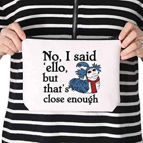 Cute Ello Worm Inspired Gift Zipper Pouch Makeup Bag