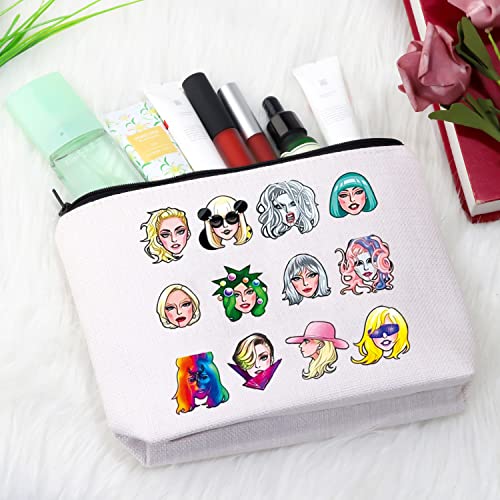GJTIM Singer Makeup Bag Album Inspired Gift Singer Fan Club Member Zipper Pouch Singer Merchandise Gift for Fan (SInger Character Bag)