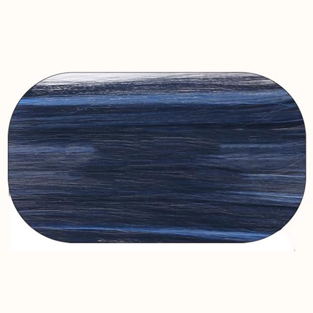 TEDPRBGE Women Curly Wig Jellyfish Head Wig Hime Cut Wigs Braids Sweet Lolita Princess Wigs for Daily Party (Black Blue)