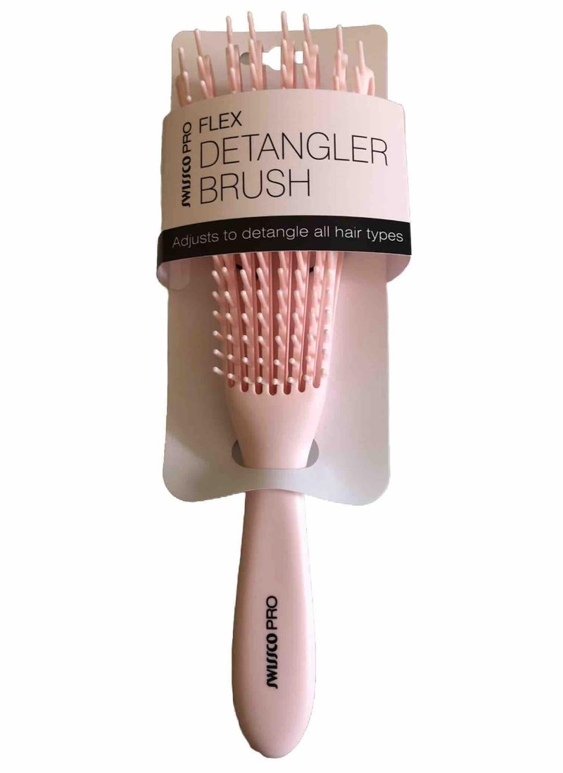 Swissco Pro Flex Detangler Brush (Pale Ballet Pink)