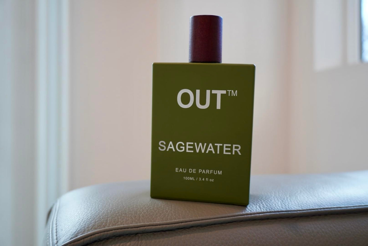 Sagewater OUT Eau de Parfum, Men's Fragrance, Woody Scent with Sagebrush, Pine, and Amber Notes, Rugged yet Refined