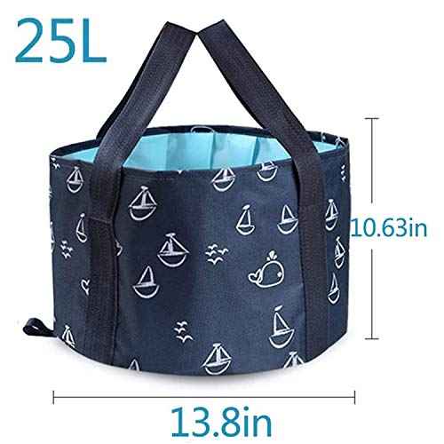 Collapsible Bucket for Soaking Feet, Portable Travel Foot Bath Tub, Foot Soaking Bath Basin Portable, Foot Spa Soaking Feet Home Pedicure Basin Outdoor Camping