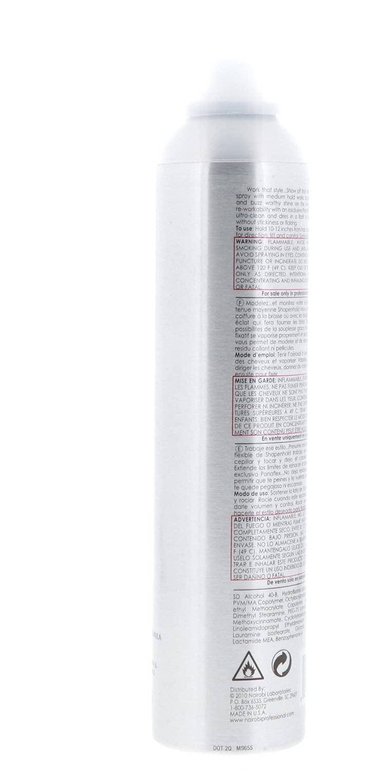 Shape n Hold Flat Iron Hairspray 10 ozQ
