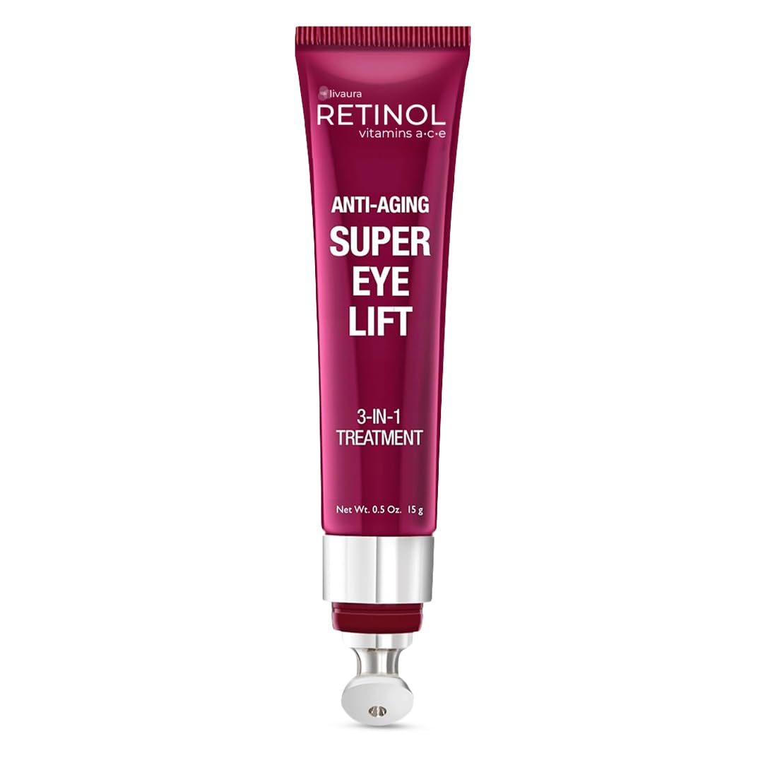LIVAURA Retinol Super Eye Lift - Under Eye Cream for Dark Circles, Bags