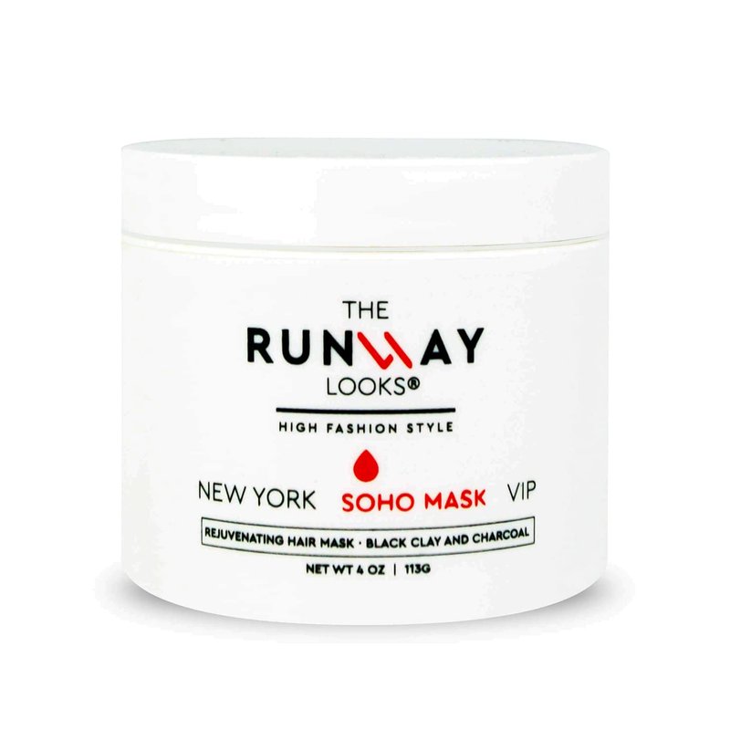 Soho Rejuvenating Hair Mask - Black Clay Charcoal for Nourished, Stronger Hair | 4oz