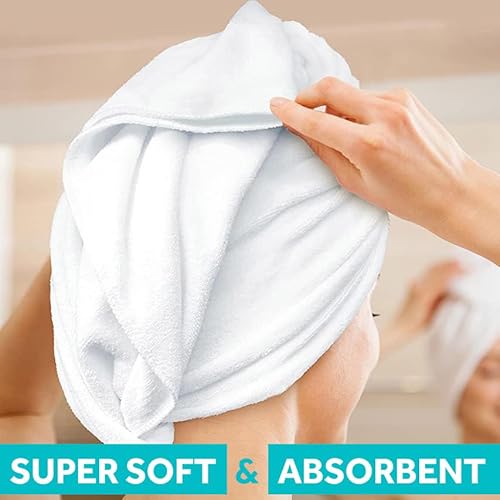 Bondi SPA Microfiber Hair Towel ? Dries Hair 50% Faster ? Anti-Frizz ? Highly Absorbent & Super Soft - XL (42 x 22) - Rectangle