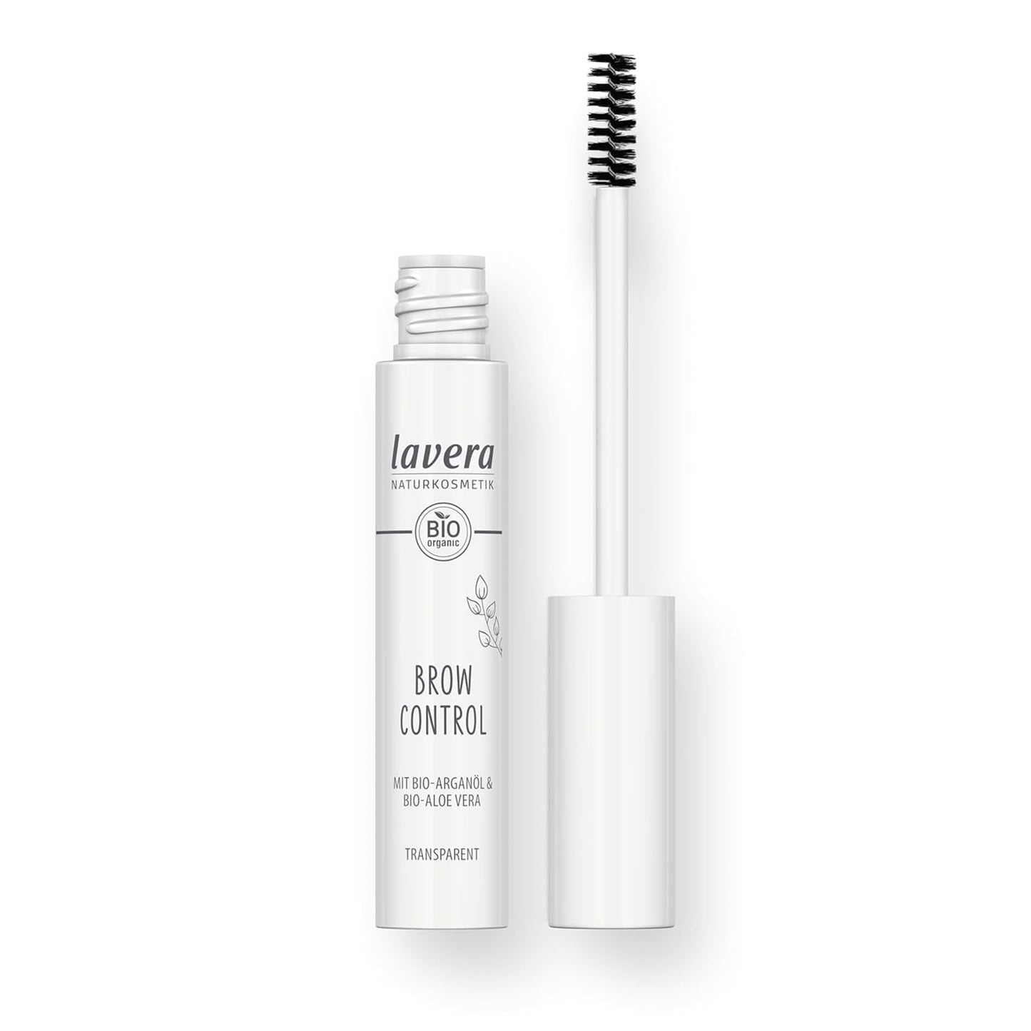 lavera Brow Control - Transparent 01 - Eyebrow Gel with Aloe Vera & Argan Oil for Lang Lasting Results - Fixating Brow Gel - Eye Make Up - PETA Certified - Vegan - Made in Germany - 0.3 Fl Oz