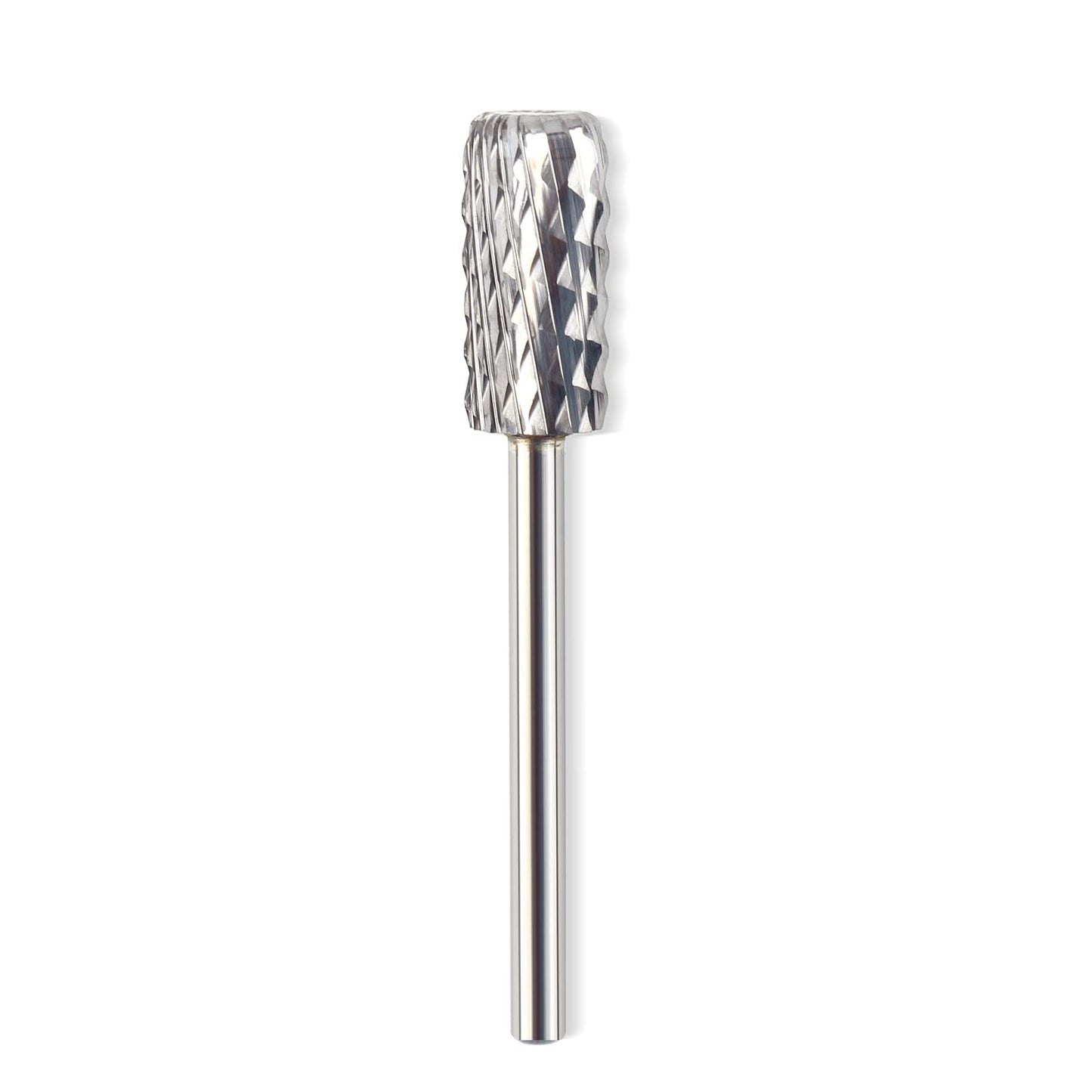 QUNZHAO Nail Drill Bits Dust Droof Bit Tungsten Steel Fast Remove Acrylic or Hard Gel 3/32" Shank - Manicure, Nail Art, Drill Machine Accessories (2X Extra coarse-2XC, Silver)