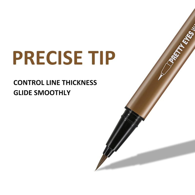 Liquid Eyeliner Pen Set - Matte Precision Tip for Bold Eye Makeup | Long-Lasting & Smooth Application