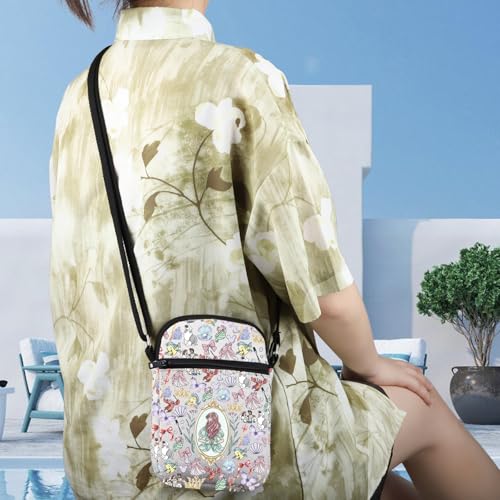 WCGXKO Princess Gift Mermaid Princess Lover Gift Mermaid Princess Lover Canvas Messenger Bag