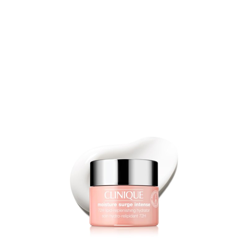 Clinique Moisture Surge Intense 72H Lipid-Replenishing Hydrator Face Moisturizer With Aloe Water + Cica | Hydrating + Moisturizing, Mini Travel Size, 0.5 Fl Oz