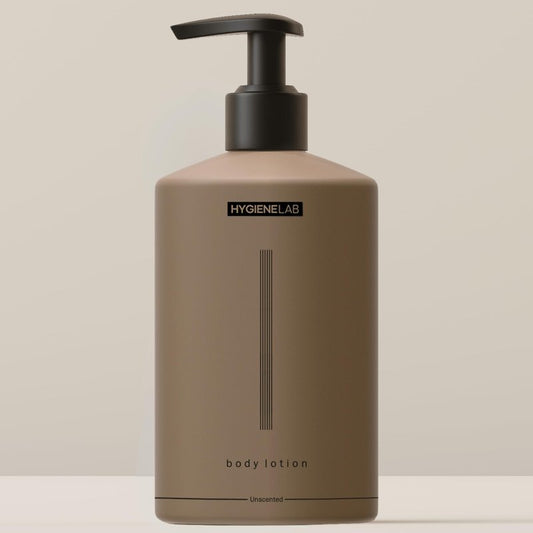 HygieneLab Body Lotion for Men – EWG Verified, Ultra Hydrating, Non-Toxic, Fast-Absorbing, Fragrance-Free, Unscented, Paraben-Free, Sulfate-Free, Daily body lotion for Dry Skin & Sensitive Skin, 12oz