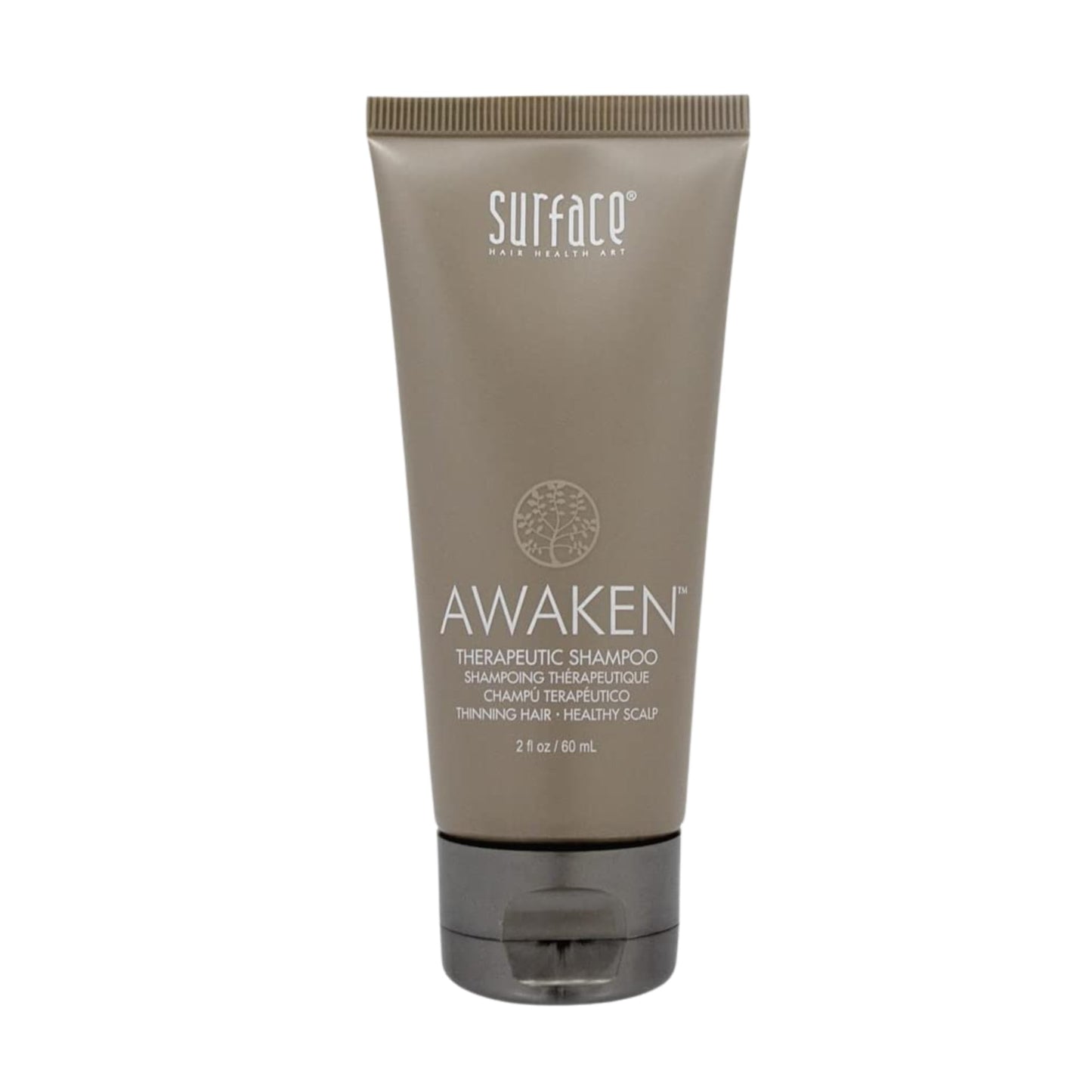 SURFACE Hair - Awaken Therapeutic Shampoo – Natural Ingredients for Thinning Hair and a Healthy Scalp - 2 fl oz