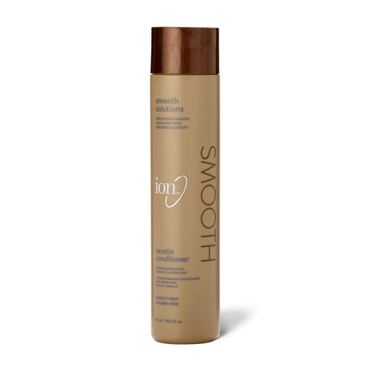 ion Keratin Smoothing Conditioner, Sulfate free, eliminates frizz and strengthens, 10.5 oz