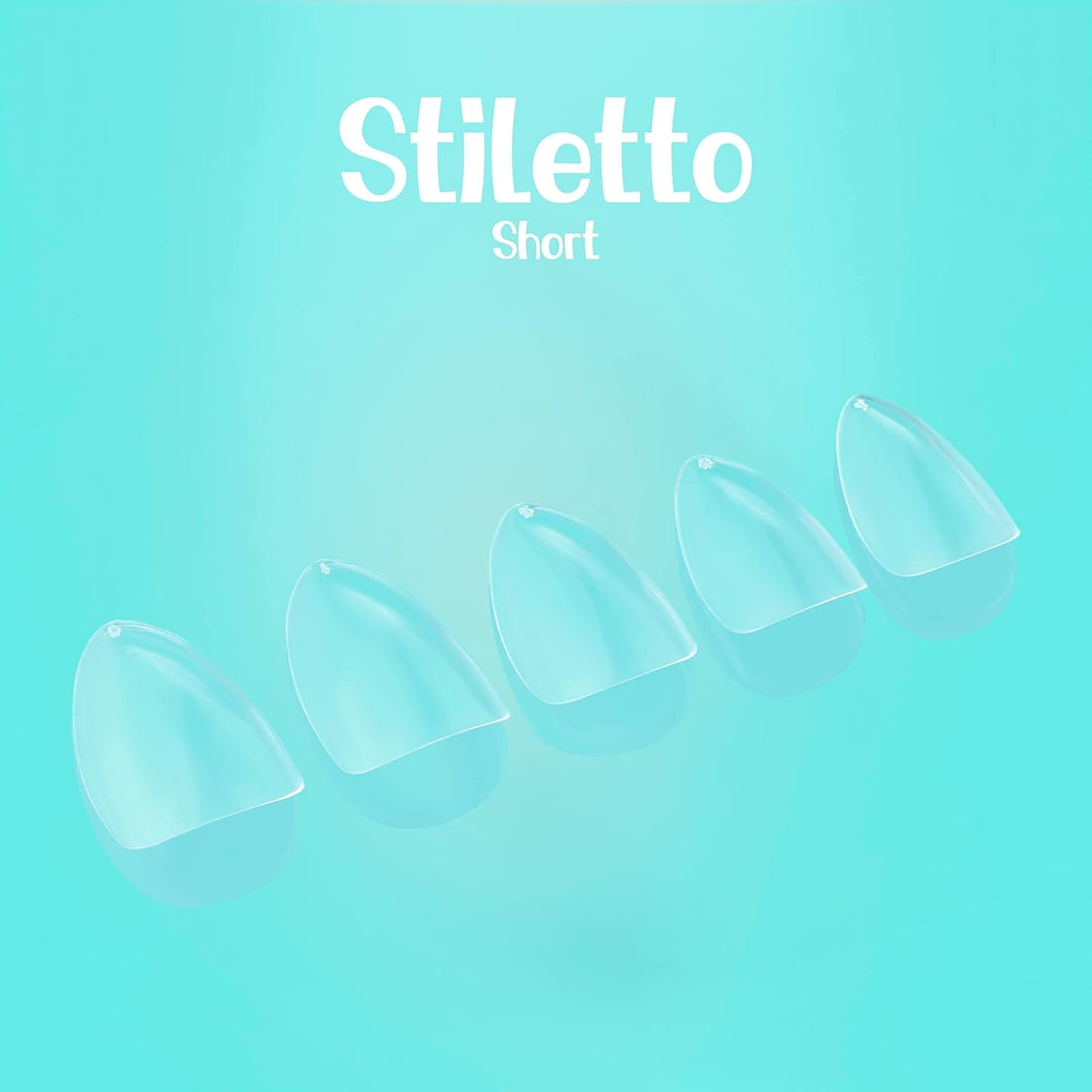 Stiletto Short Gel Nail Kit | Salon Quality Easy DIY Soft Gel Starter Kit