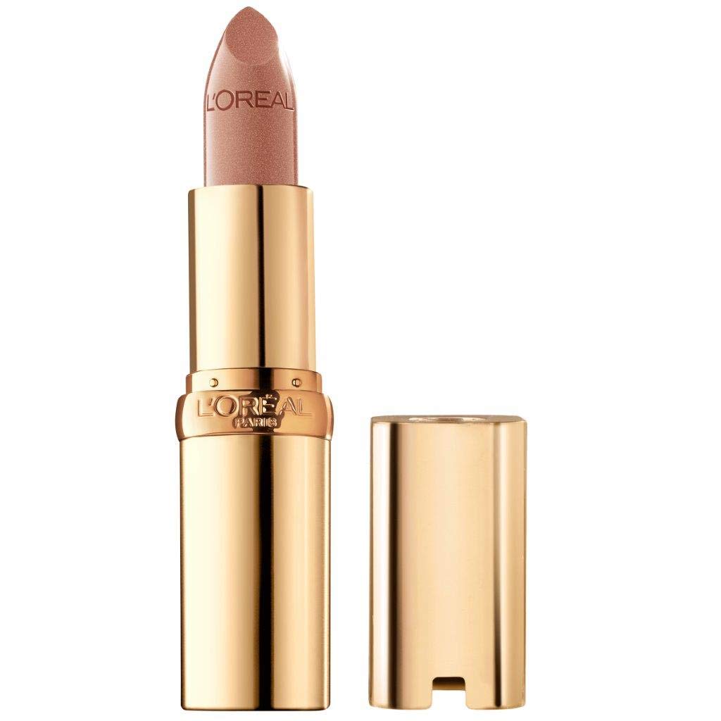 L'Oréal Paris Colour Riche Original Creamy, Hydrating Satin Lipstick Bundle with Argan Oil and Vitamin E, Bronze Coin, Caramel Latte, 2 Count