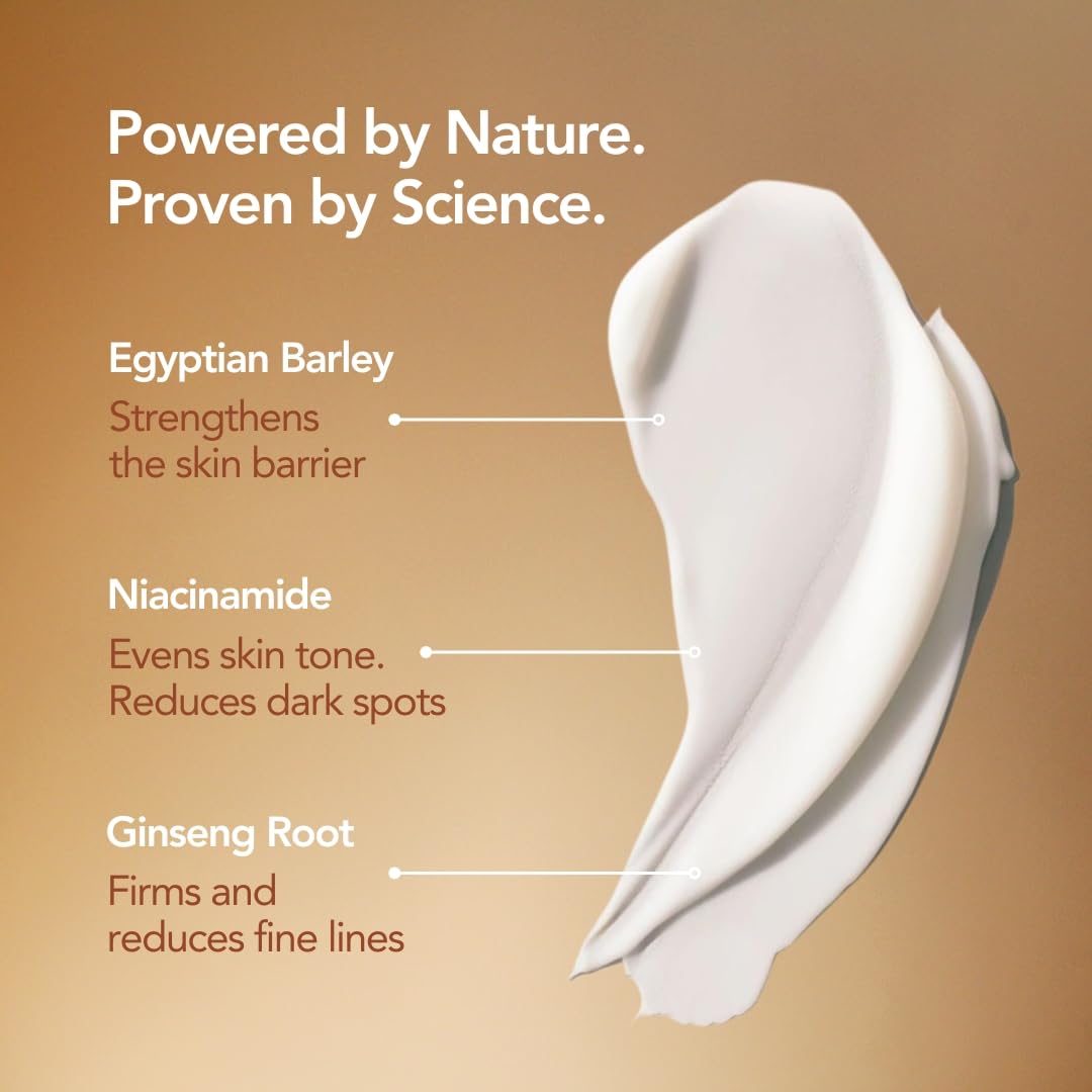 Luxury Anti Aging Face & Neck Cream | Face Moisturizer With Egyptian Barley, Ginseng & Ceramides Hydrating Skin Cream for Even Skin Tone | Reduce Dark Spots, Anti Wrinkle Night Repair | Made in USA