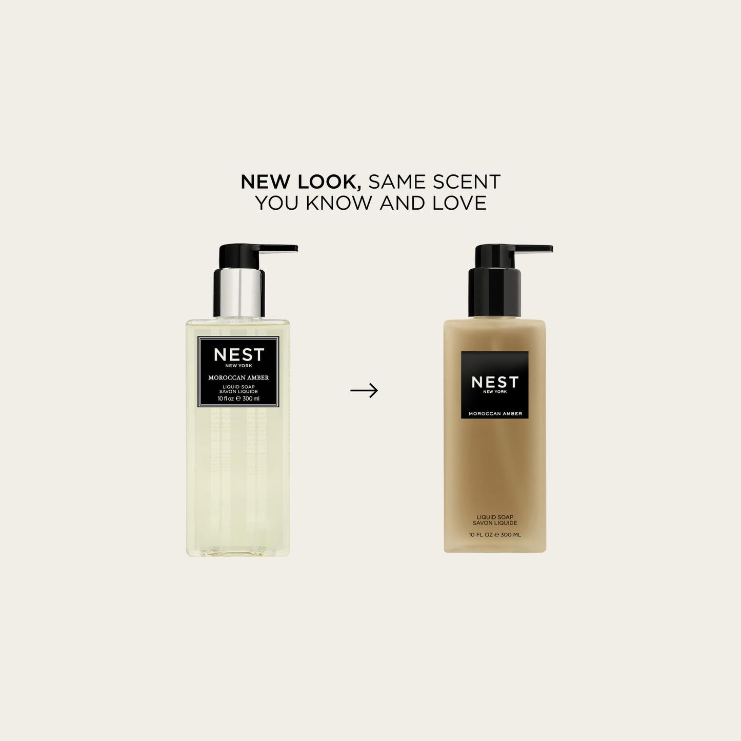 NEST New York Liquid Soap, Moroccan Amber - 10 fl oz - Cleanses & Nourishes Skin - Approx. 300 Pumps Per Bottle - Gluten Free & Cruelty Free