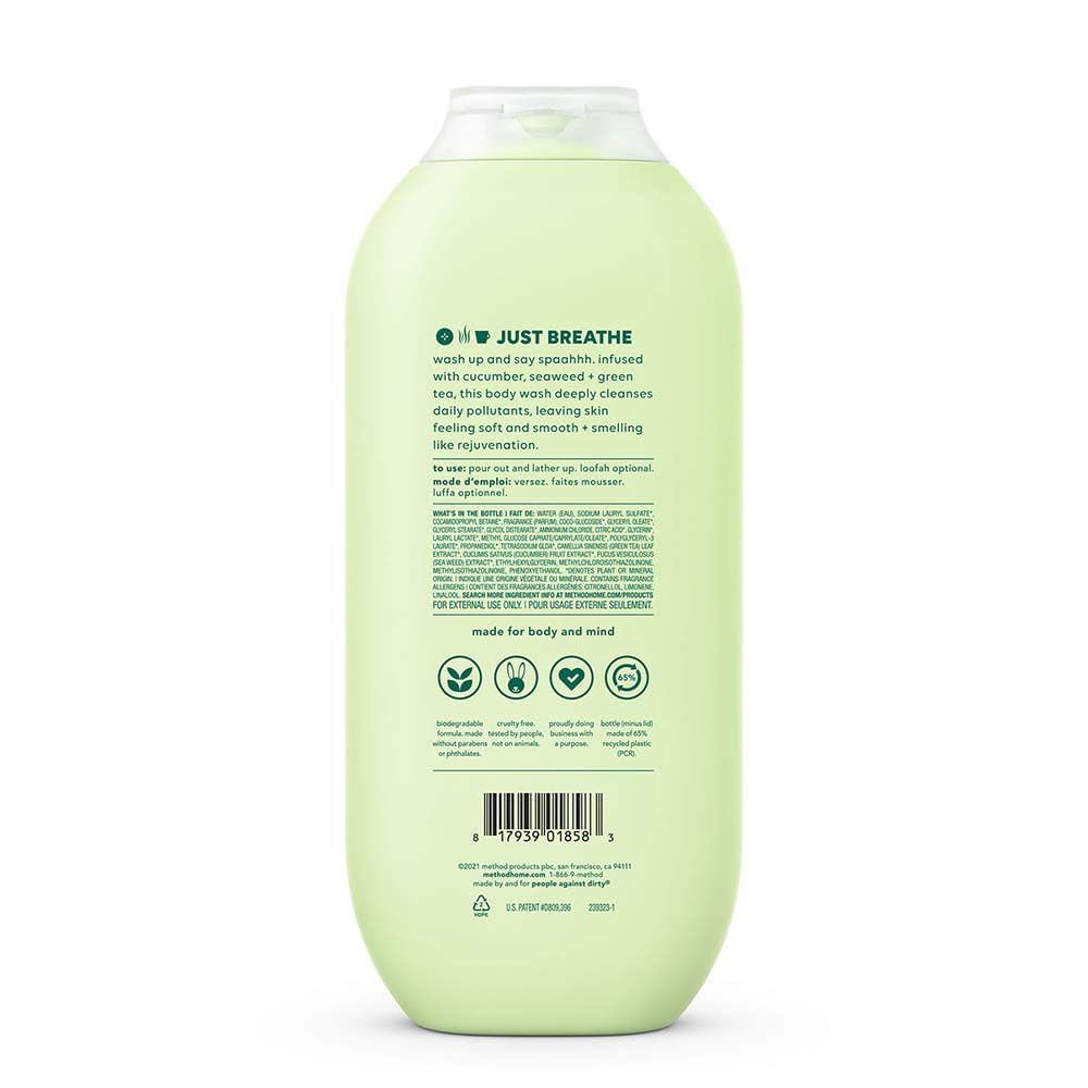 Method Body Wash Variety Pack - 3 Scents - Simply Nourish, Pure Peace And Daily Zen - 18 Fl Oz Each