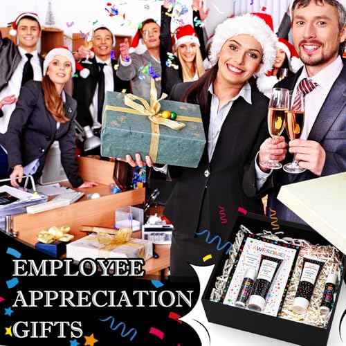 15 Pack Christmas Employee Appreciation Gift Lip Balm Hand Cream Bulk Teacher Staff Team Thank You Gift You're the Awesome Fall Thanksgiving Appreciation Party Favor for Coworker Women Men