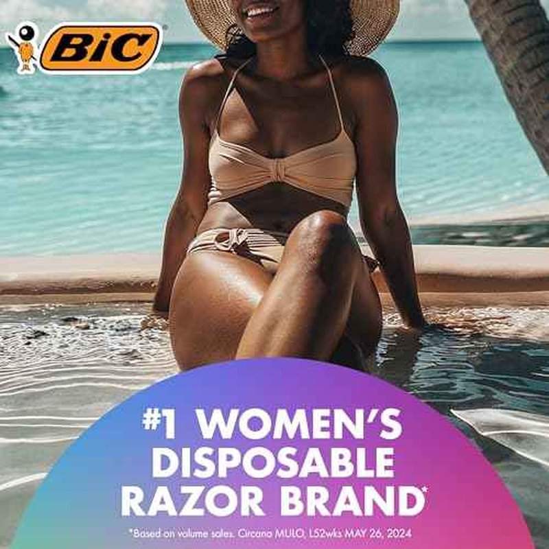 BIC Soleil Escape Women's Disposable Razors Variety Holiday Gift Set, Scented Razor Handles, 7 Razors, Self Care Gifts for Women