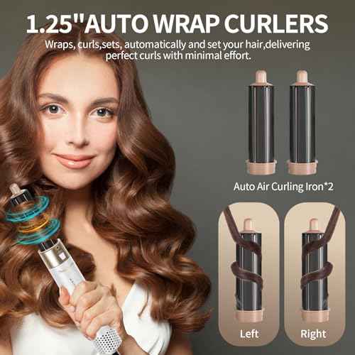 5-in-1 Multistyler Pro, Hot Air Styler for Curling, Straightening, Volumizing, All Hair Types