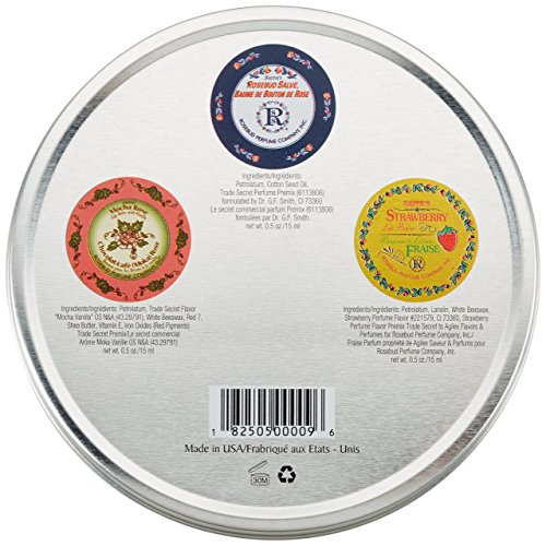 Rosebud Medley Of Lip Balm Tubes, 0.5 Ounce, 2.4 Count