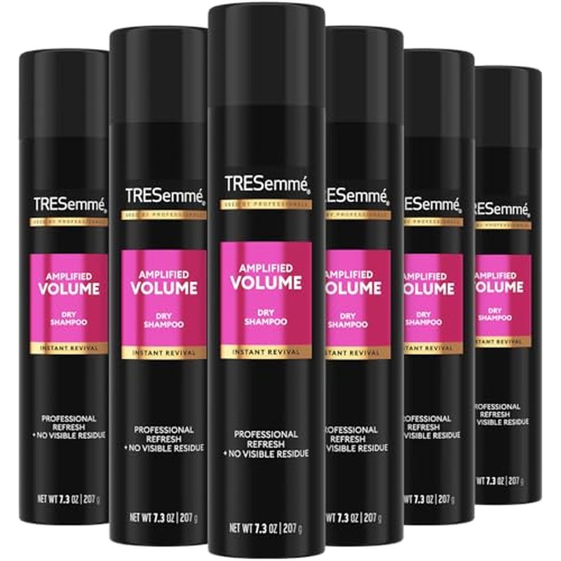 TRESemm? Dry Shampoo Spray, Volume Clean 6-Pack ? Paraben-Free & Sulfate-Free Shampoo for Volumizing Fine Hair, Scented, 7.3 Oz Ea