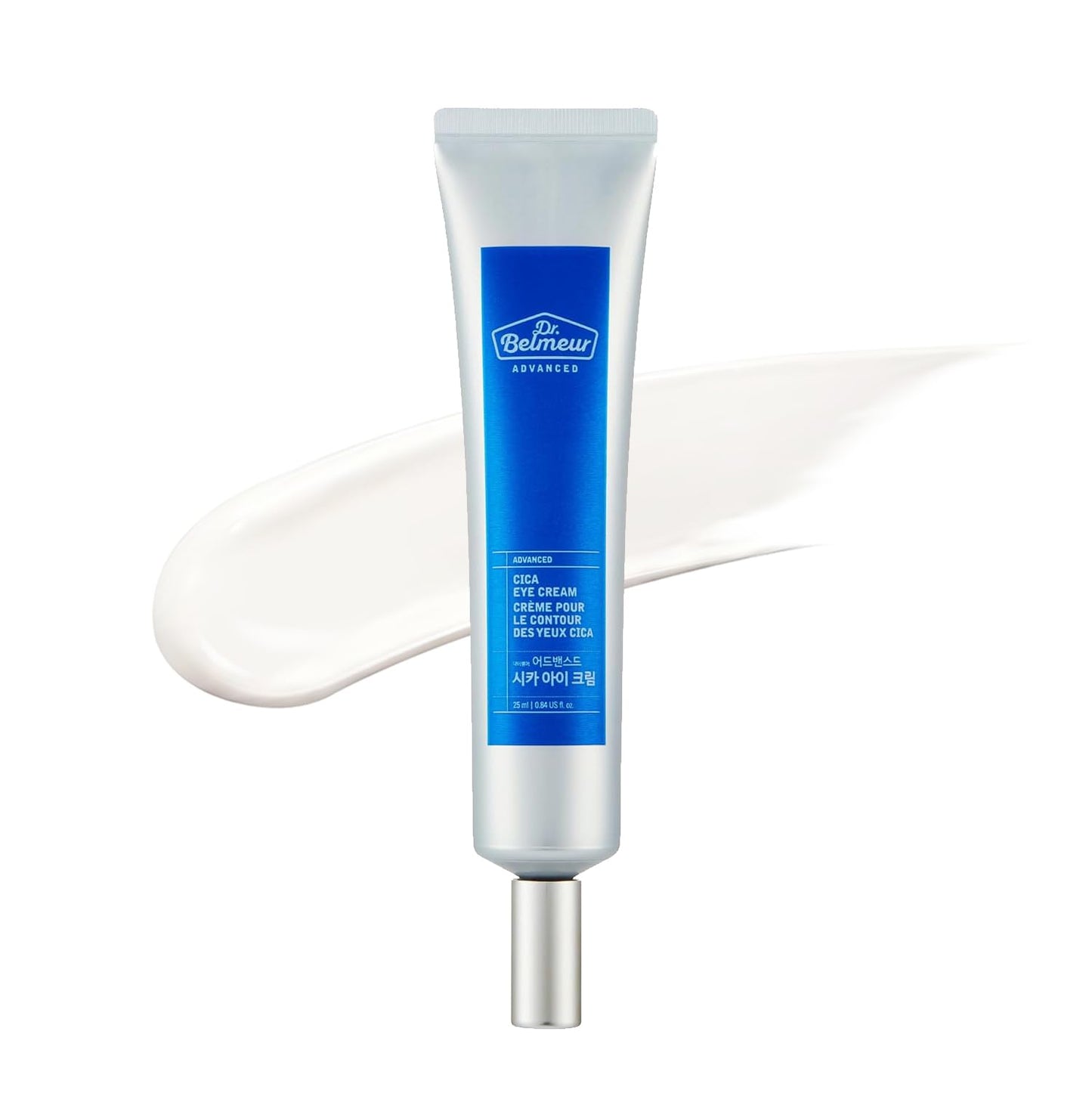 Dr. Belmeur Advanced CICA Eye Cream - Gentle Care for Delicate Skin | 0.9 Fl Oz | Ceramide & Centella Asiatica