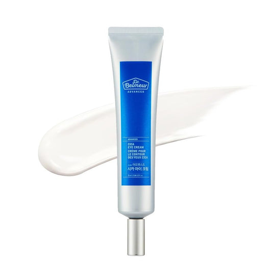 Dr. Belmeur Advanced CICA Eye Cream - Gentle Care for Delicate Skin | 0.9 Fl Oz | Ceramide & Centella Asiatica
