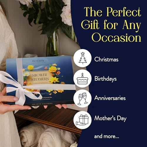 Gifts for Women, Aromatherapy Shower Steamers ? 12-Pack Self Care & Spa Birthday Gifts for Women, Relaxation & Stress Relief, Bath Shower Bombs with Lavender & Eucalyptus Essential Oils