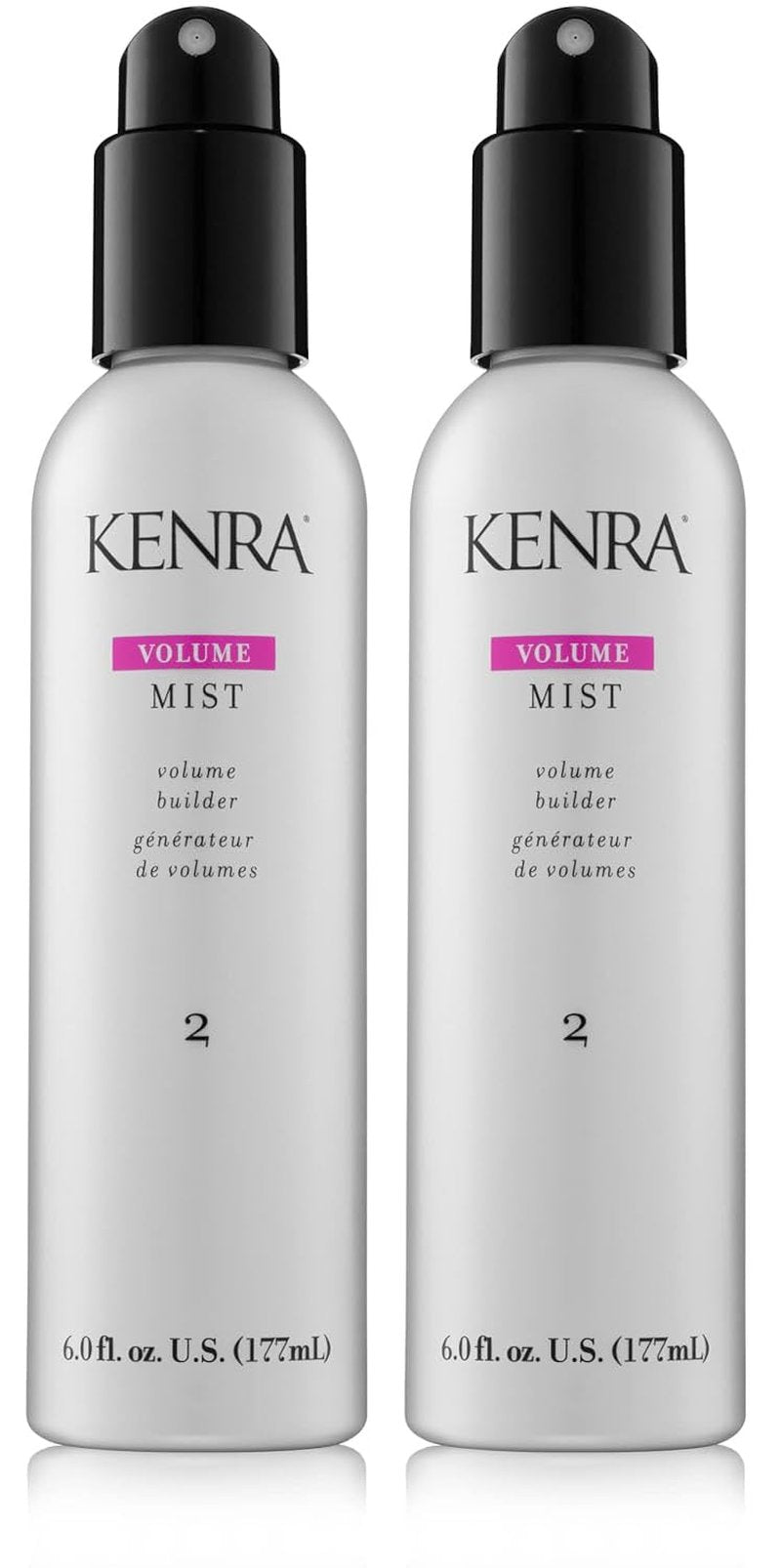 Kenra Professional Volume Mist 2 | Volume Builder | Lightweight, Fine Mist | Low Hold, Flexible Fininsh | Thermal Protection | Volume That Lasts Up To 48 hours | All Hair Types | 6 fl. oz. (2-Pack)