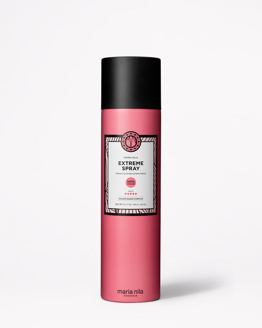 Maria Nila Extreme Spray, Hold 5/5, Great firmness & Ideal for long-lasting styling, Antioxidant Preserves Hair Color, 100% Vegan & Sulfate/Paraben free, 13.5 Fl Oz