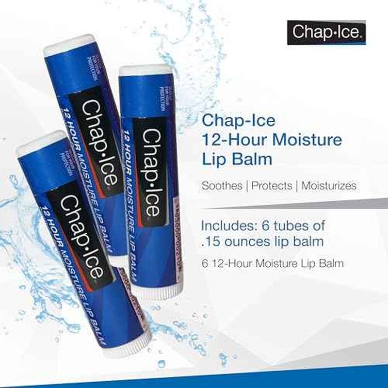 Moisturizing Lip Balm SPF 15 ? 6 Pack Lip Balm Sticks, Hydrating & Protective Formula