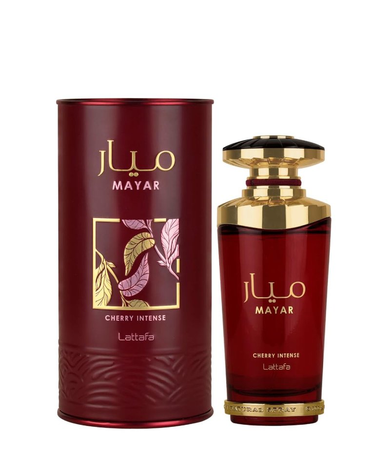 Lattafa Mayar Cherry Intense for Unisex Eau de Parfum Spray, 3.4 Ounce / 100 ml