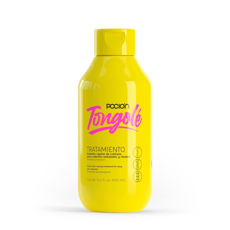 La Pocion Tongolé Treatment Conditioner – 15.2 Fl Oz (450 ml) Curly Hair Sealing Treatment for Wavy and Curly Hair – Revitalize and Strengthen