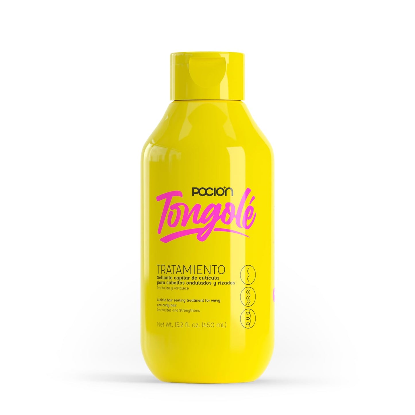 La Pocion Tongolé Treatment Conditioner – 15.2 Fl Oz (450 ml) Curly Hair Sealing Treatment for Wavy and Curly Hair – Revitalize and Strengthen