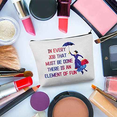 BDPWSS Mary Umbrella Makeup Bag Mary Musical Fans Gift For In Every Job That Must Be Done There Is An Element Of Fun Gift (In Every Job)