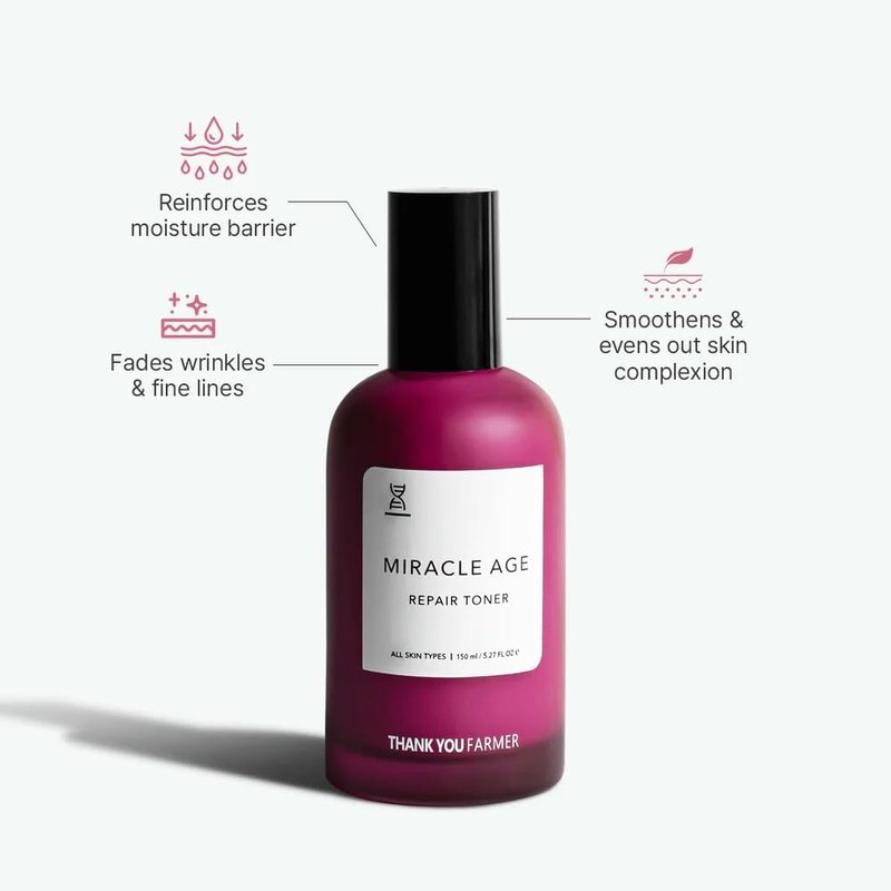 Miracle Age Repair Toner - Anti-Aging Formula for Youthful Skin | 150ml