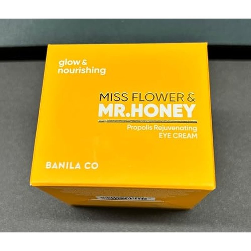 BANILA CO Miss Flower & Mr Honey Propolis Rejuvenating Eye Cream | Nourishing Moisturizer with Propolis Extract & Royal Jelly | Hydrating Korean Skincare for Youthful Radiance (20 ml / 0.67 oz)