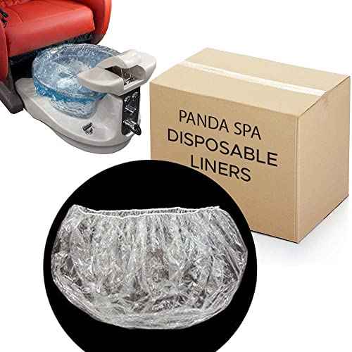 PandaSpa by Karlash Ultra Premium Spa Disposable Liners One Size Fits most Pedicure Spa 100pcs (100 Count (Pack of 1))