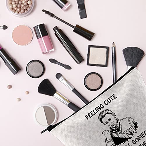 TSOTMO Novelty Horror Movie Lover Gift Feeling Cute Might Kill Someone Later Scary Movie Merchandise(Might kill)