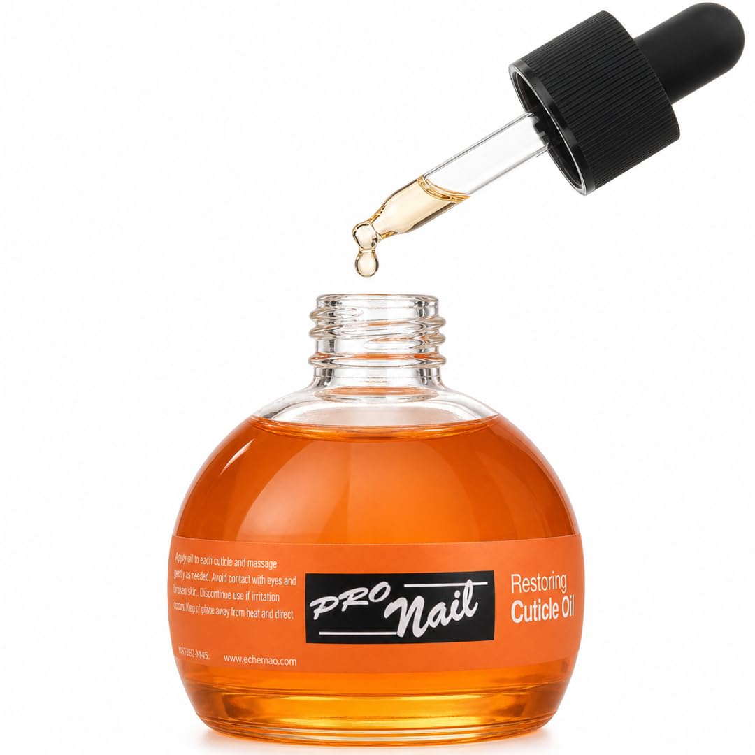 PRONAIL Cuticle Oil – Deep Moisture Almond Cuticle Repair & Finishing Treatment | Paraffinum Liquidum Base, Non-Greasy, Fast-Absorbing | Professional Salon & Home Use | Cruelty-Free Since 1987 2.5 oz