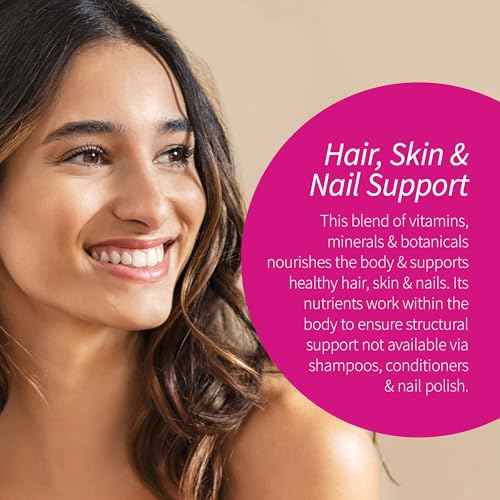 Applied Nutrition Longer Stronger Hair & Nails - 60 Liquid Soft-Gels - Biotin, Silica & Collagen - 30 Servings