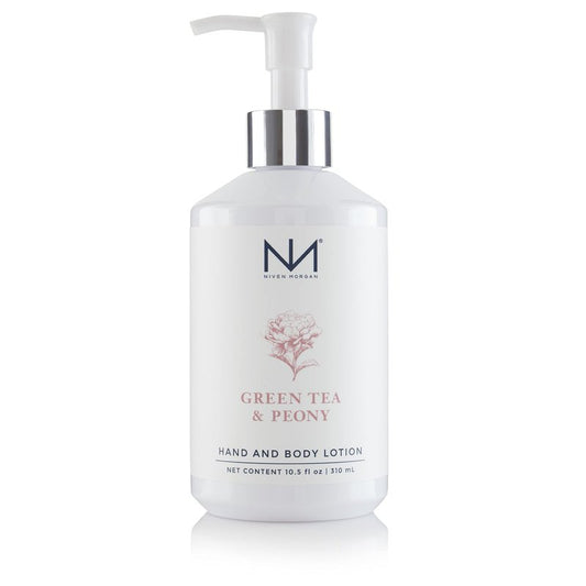 Niven Morgan Green Tea & Peony Hand and Body Lotion 10.5 Fl.oz